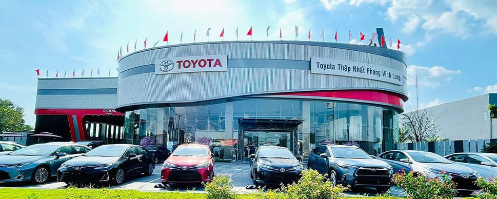 Vĩnh Long: Đại lí Toyota Thập Nhất Phong Vĩnh Long